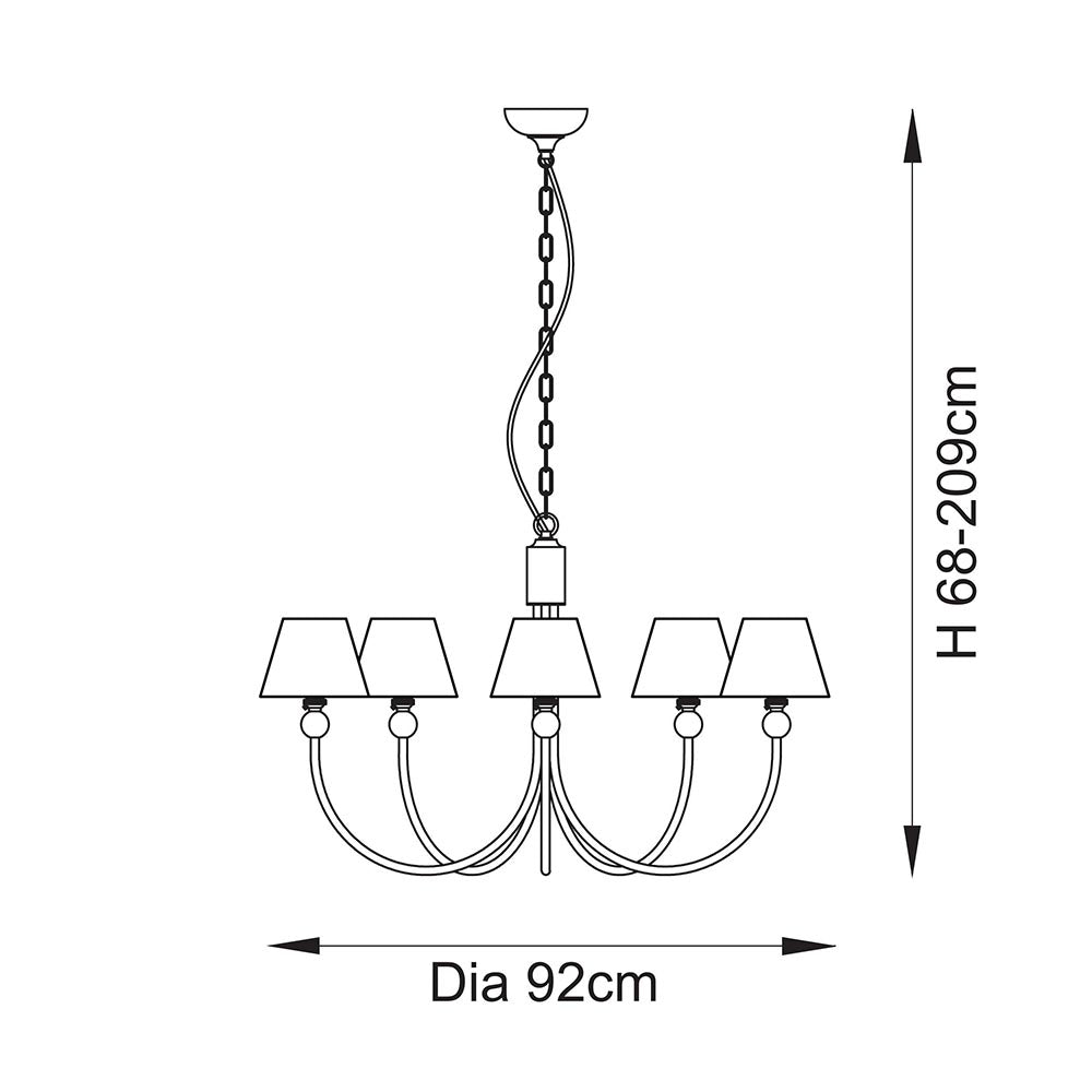 Santiago & Ikat 16cm 5lt Pendant