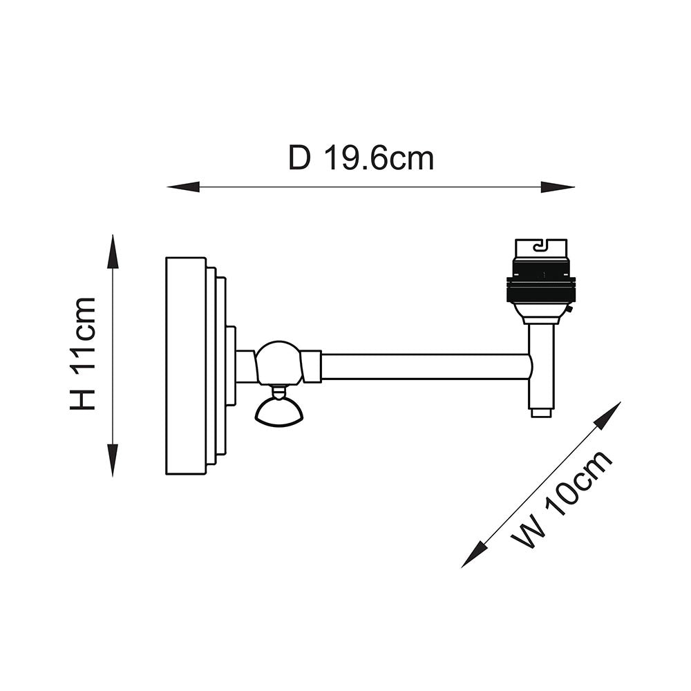 Step Fold Wall Fitting
