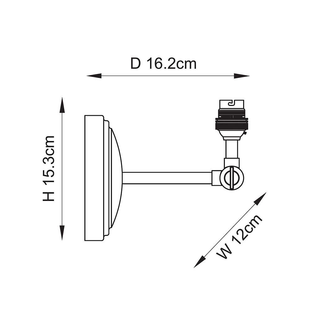 Wood Wing Wall fitting