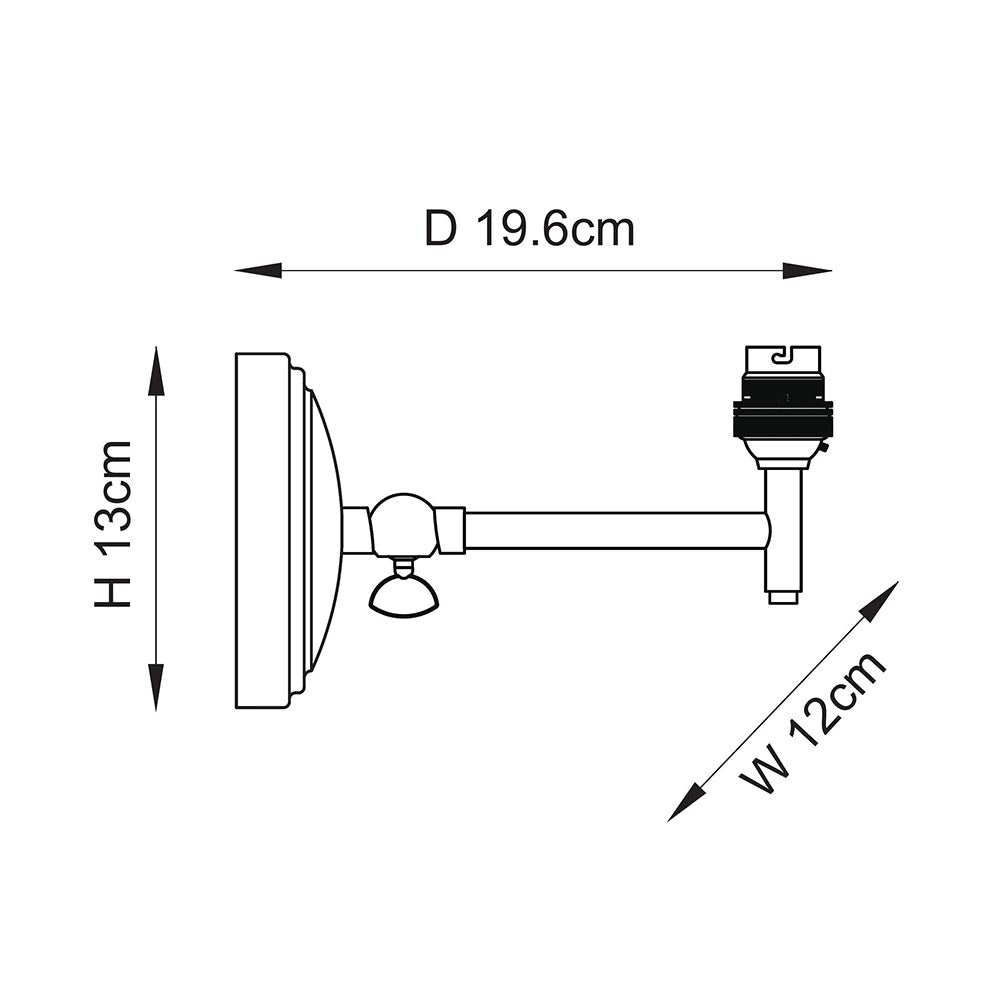 Wood Fold Wall Fitting
