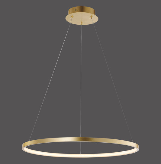 Circle - Pendant Light - Gold - By Just Light - (11524-12)