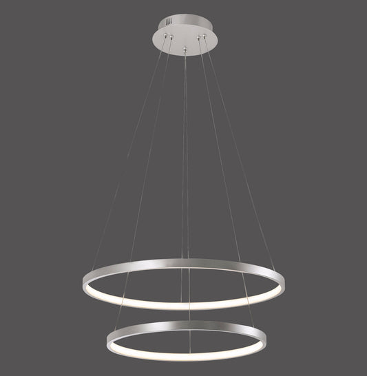 Circle - Pendant Light - Silver - By Just Light - (11525-21)