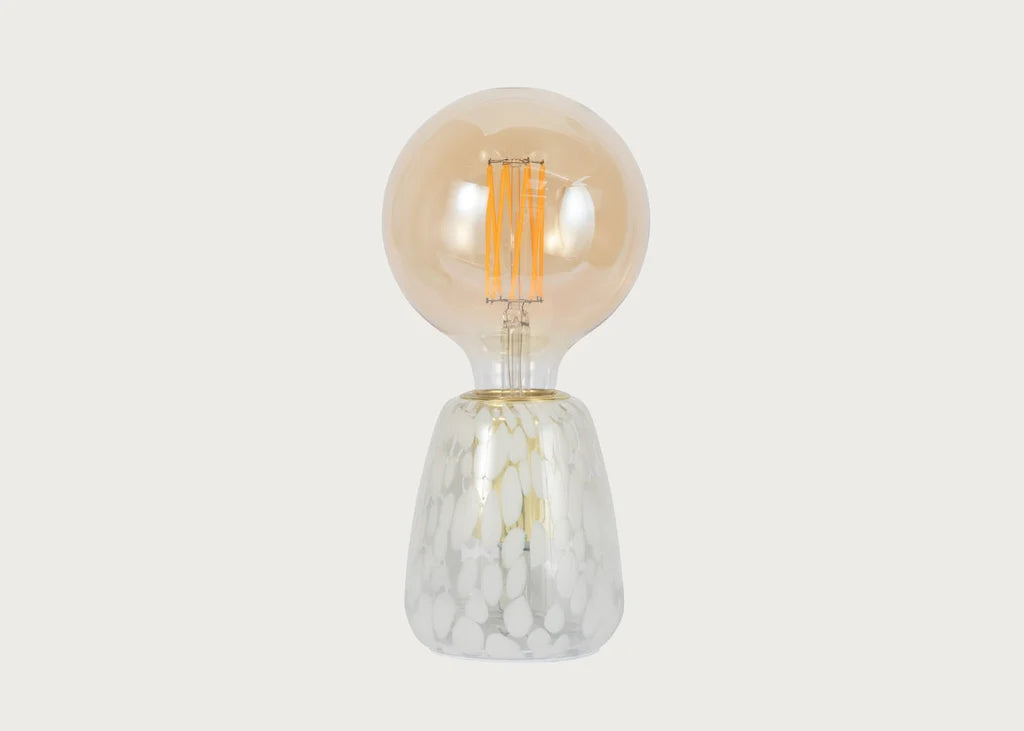 Heals Blue- White Confetti Table Lamp Base
