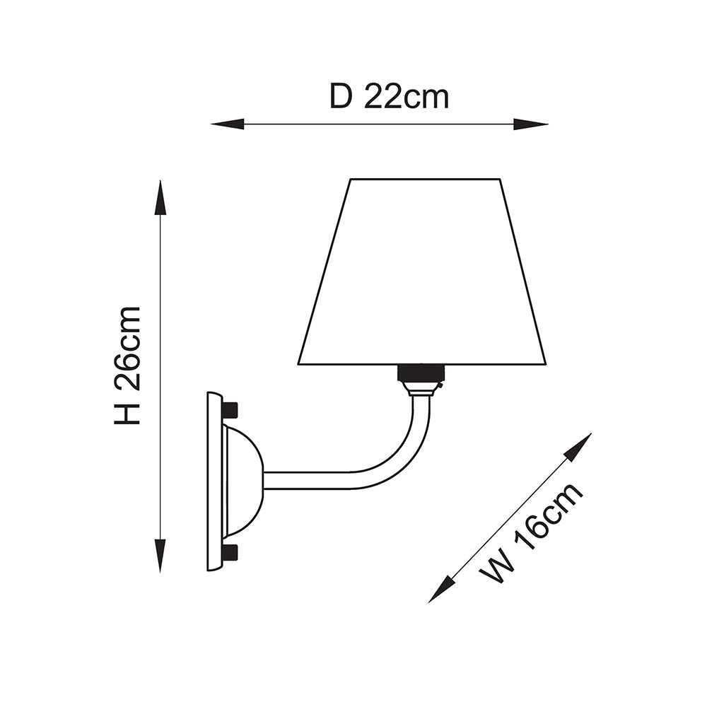 Dome Arc & Ripple 16cm Wall