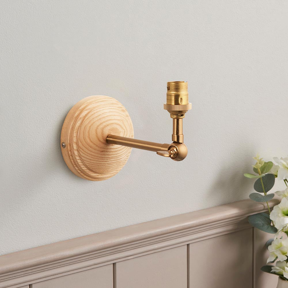 Wood Wing & Ripple 16cm Wall