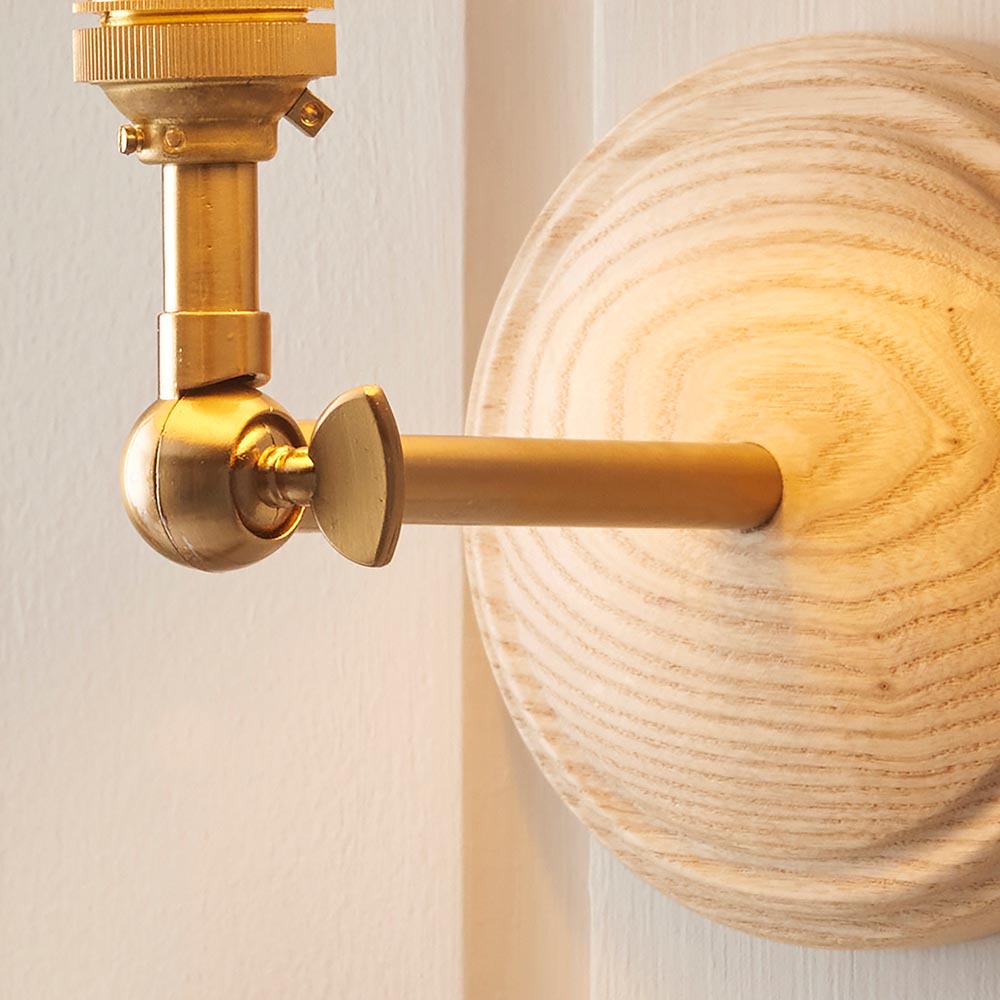 Wood Wing & Ripple 16cm Wall