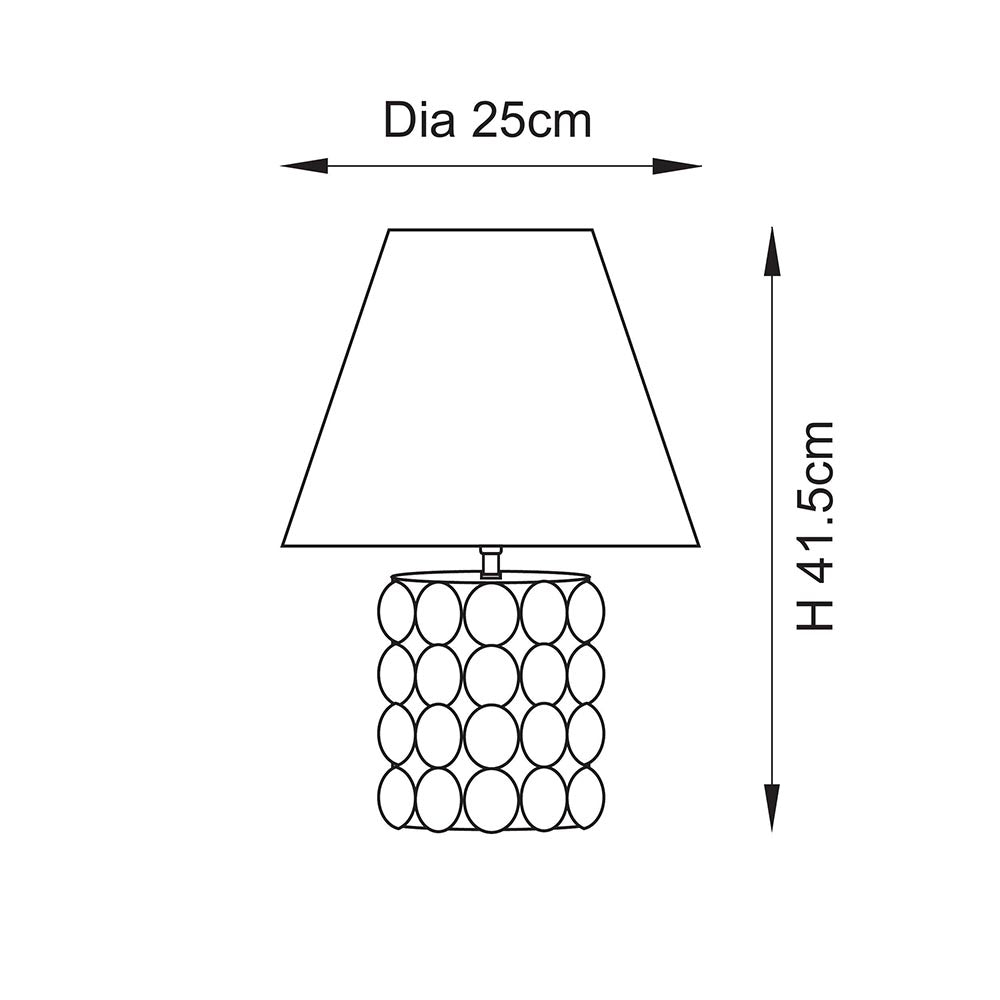 Bobble & Zigzag 25cm Table