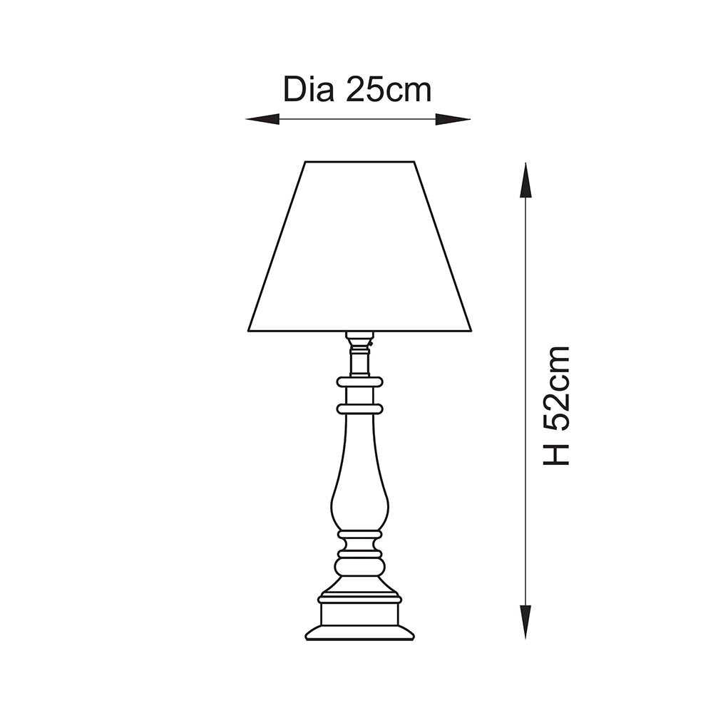 Myrtle & Ripple 25cm Table