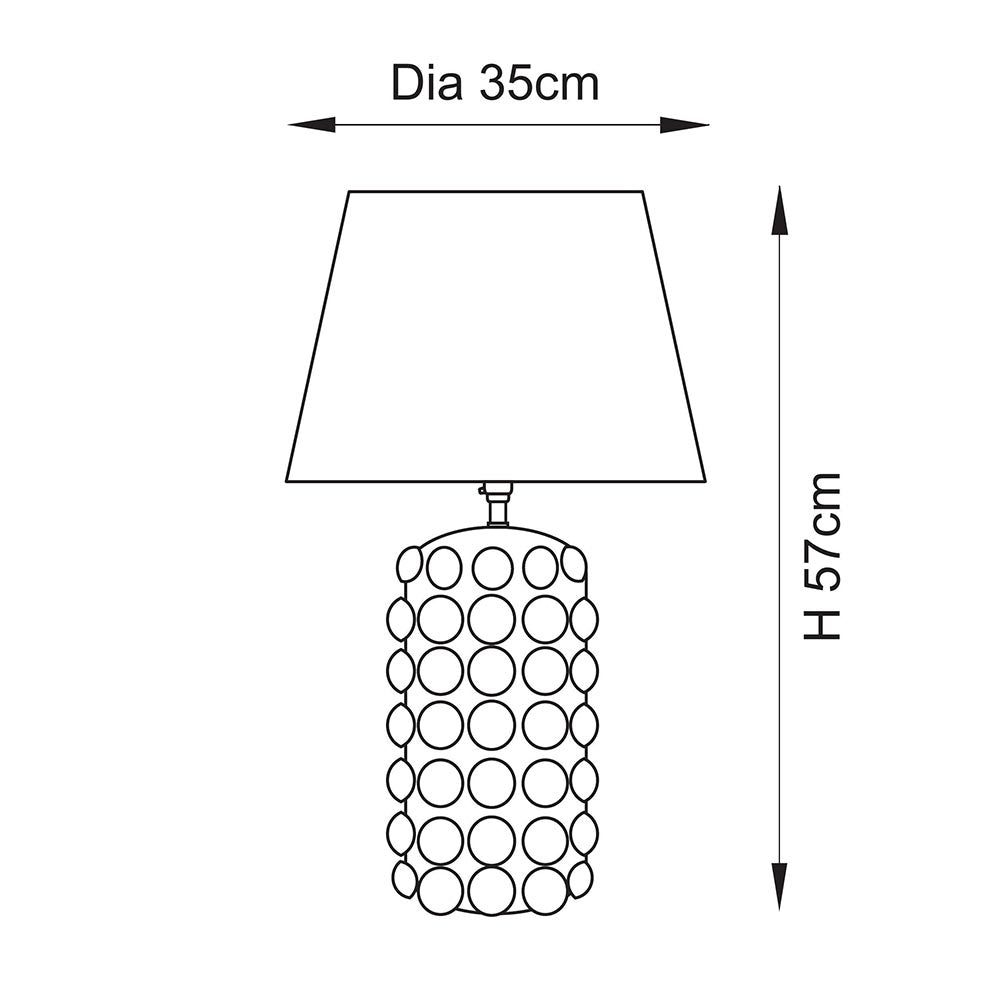 Bobble & Ikat 35cm Table