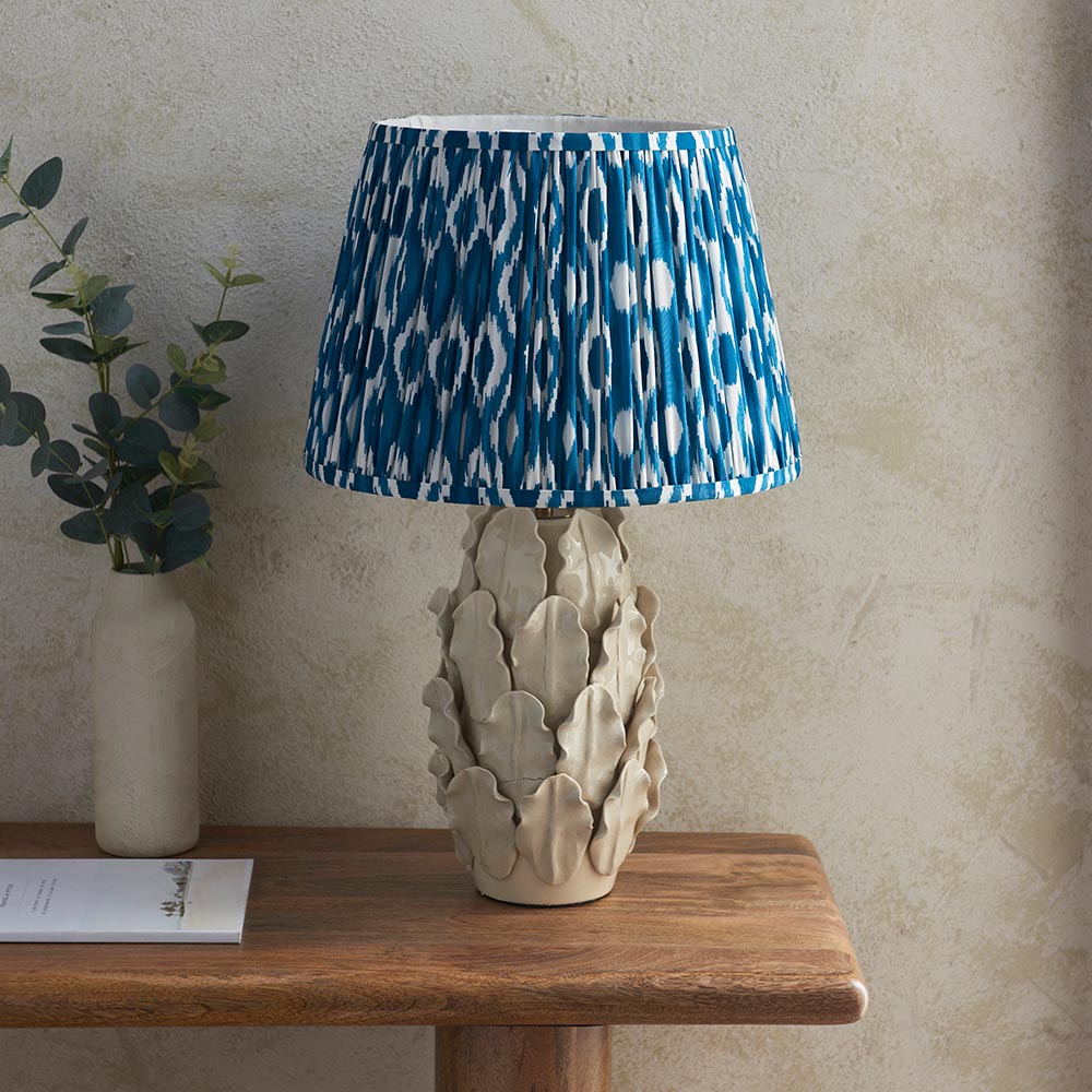 Layered Leaf & Ikat 35cm Table