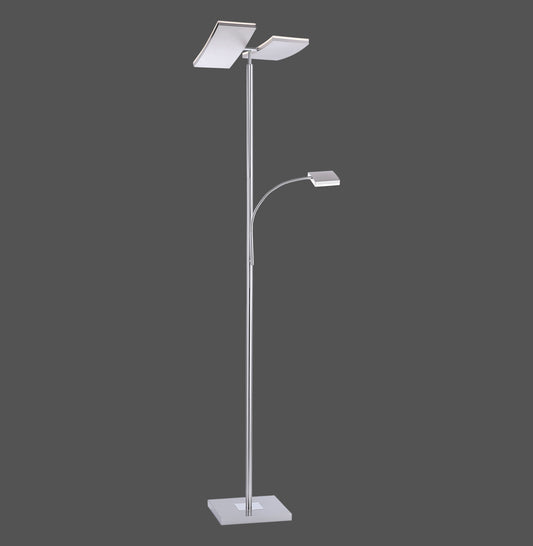 Ruben - Floor Lamp - Steel - By Just Light - (11725-55)