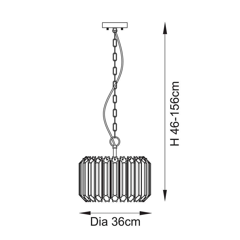 Valentina 3lt Pendant