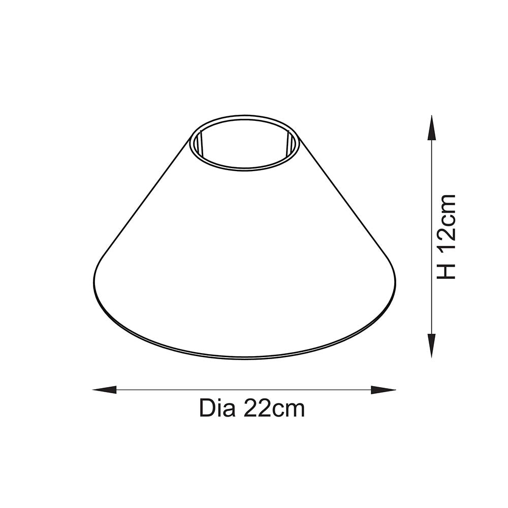 Avalon 22cm Tapered Shade