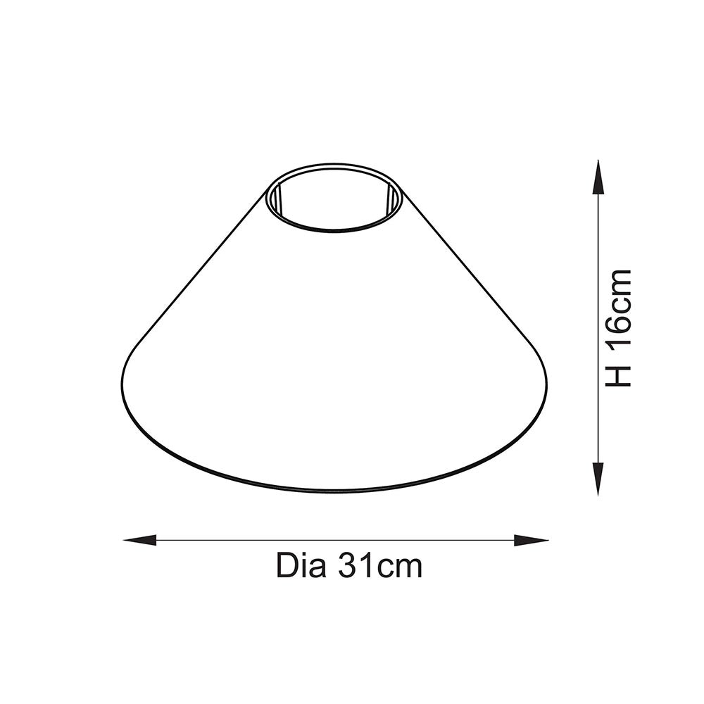 Avalon 31cm Tapered Shade