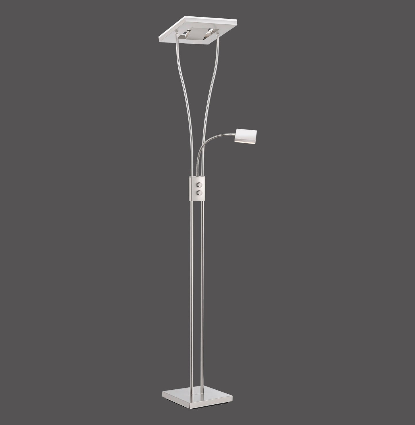 Helia - Floor Lamp - Steel - By Just Light - (11776-55)