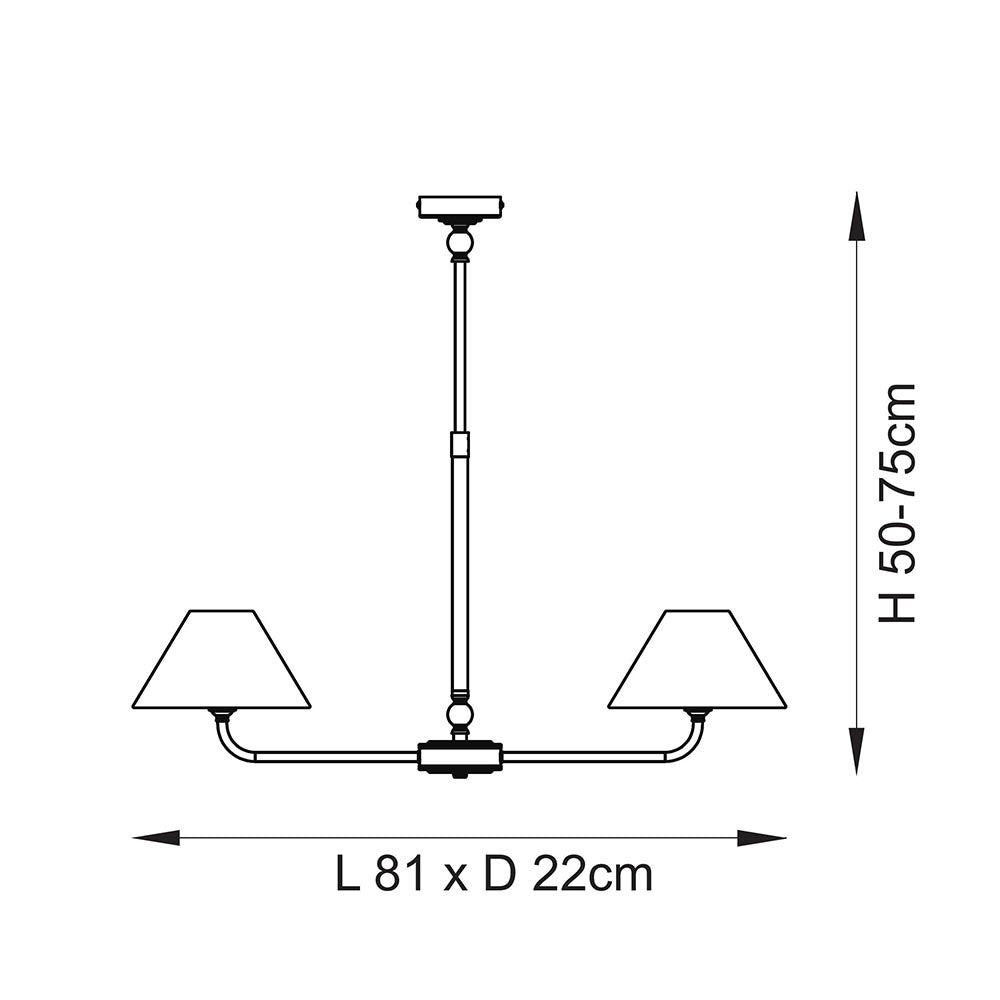 Lille 2lt Linear Pendant