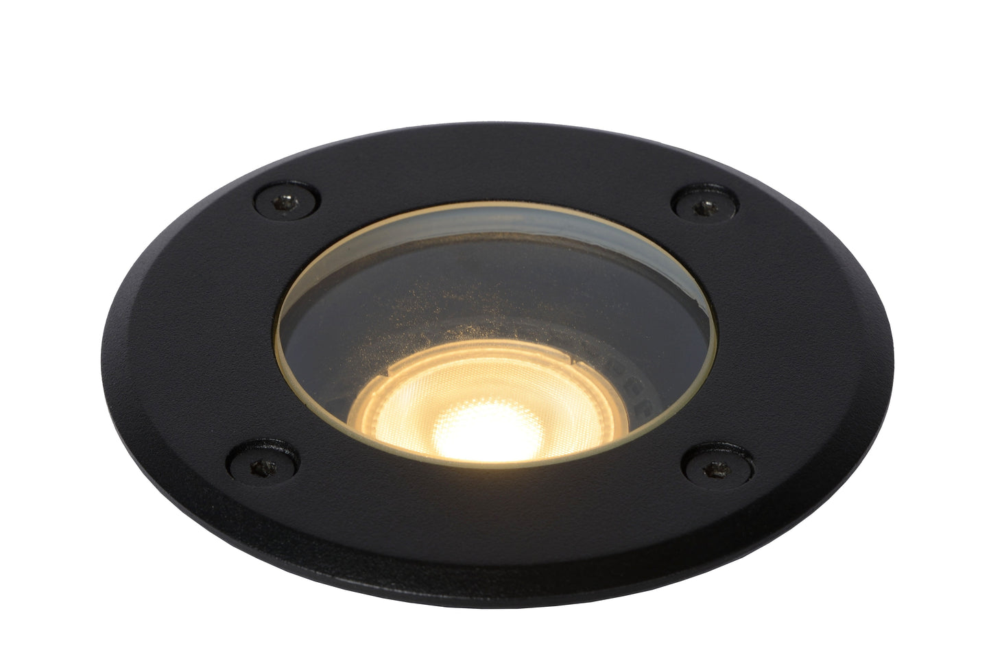 Lucide BILTIN - Deck light Indoor/Outdoor - Ø 10,8 cm - 1xGU10 - IP67 - Black