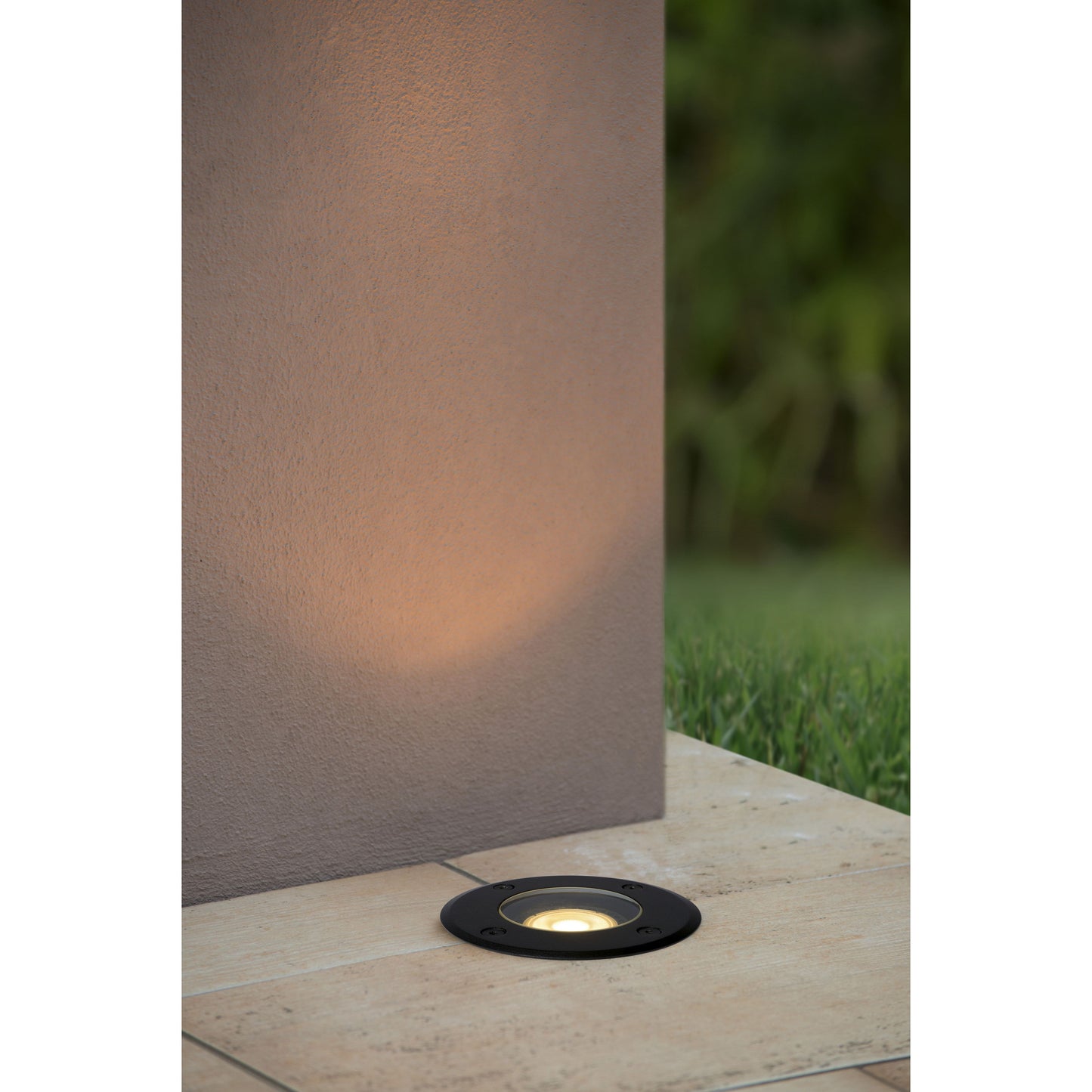 Lucide BILTIN - Deck light Indoor/Outdoor - Ø 10,8 cm - 1xGU10 - IP67 - Black