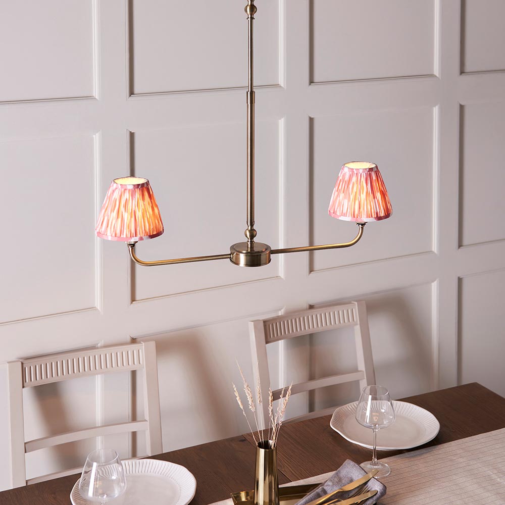 Lille & Ikat 16cm 2lt Linear Pendant