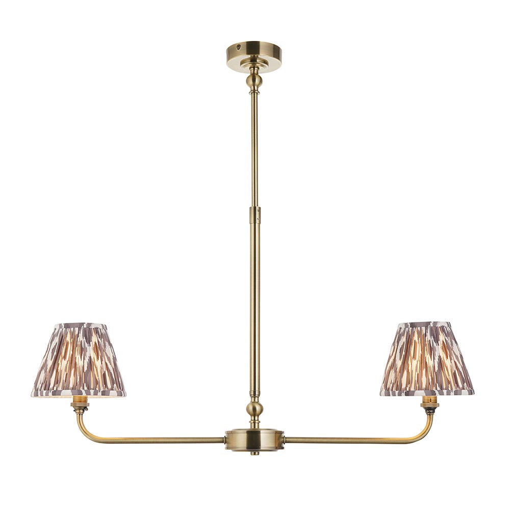 Lille & Ikat 16cm 2lt Linear Pendant