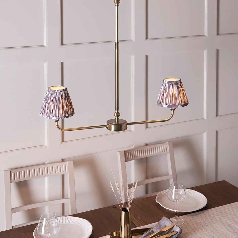 Lille & Ikat 16cm 2lt Linear Pendant