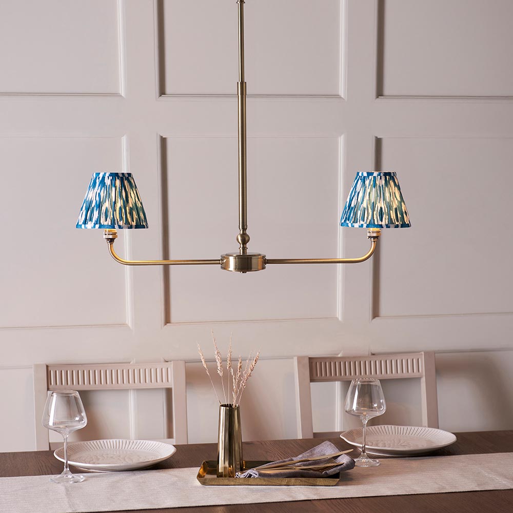 Lille & Ikat 16cm 2lt Linear Pendant