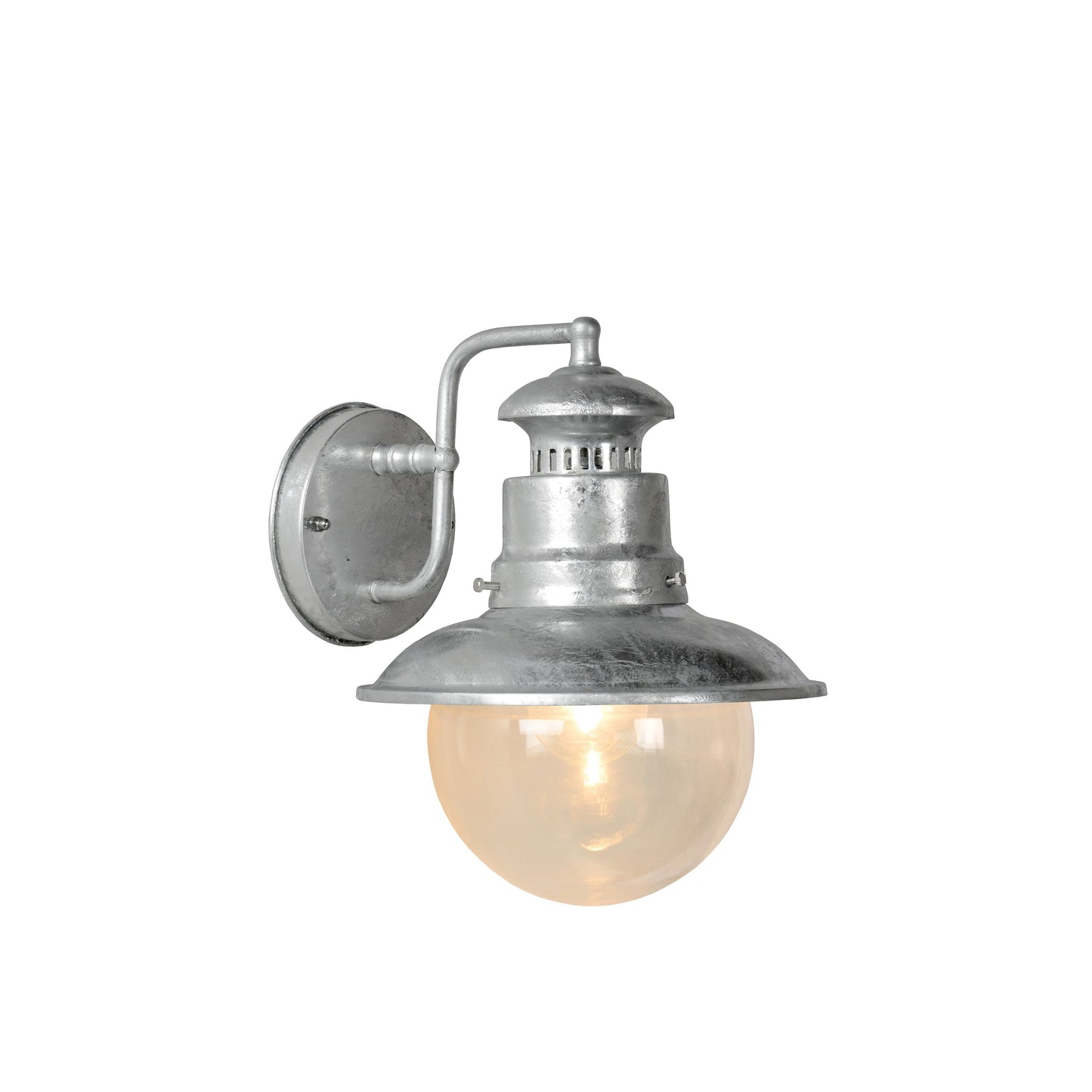 Lucide FIGO - Wall light Indoor/Outdoor - 1xE27 - IP44 - Zinc