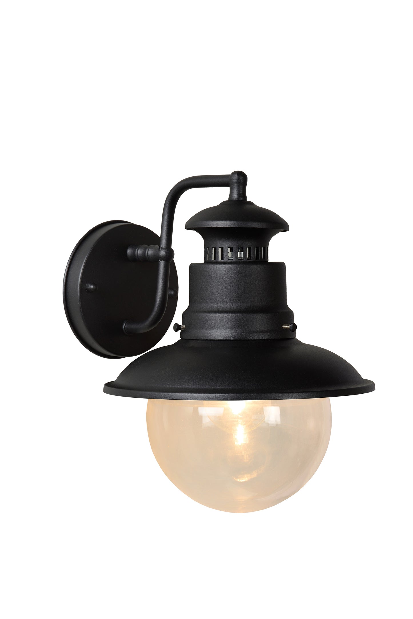 Lucide FIGO - Wall light Indoor/Outdoor - 1xE27 - IP44 - Black