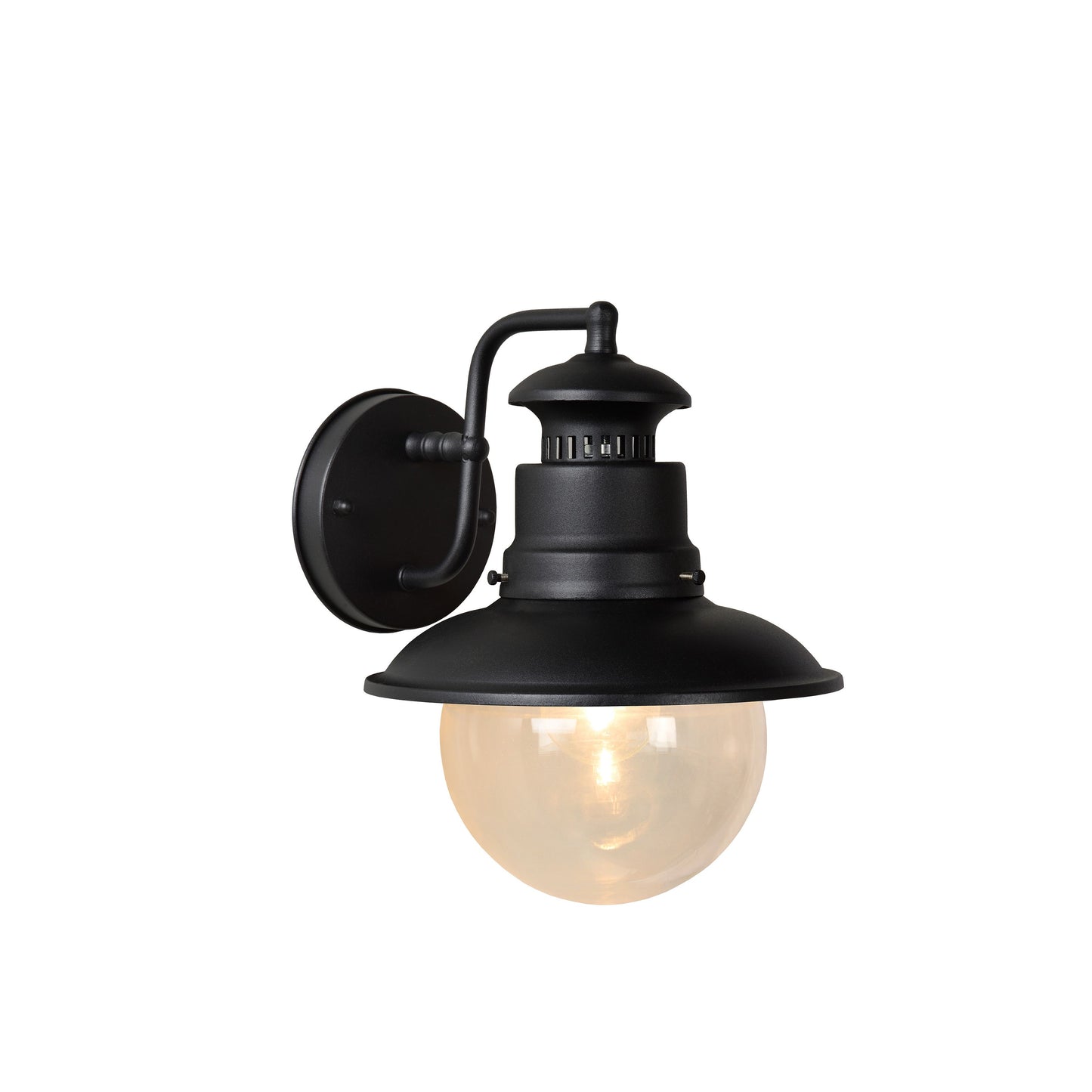 Lucide FIGO - Wall light Indoor/Outdoor - 1xE27 - IP44 - Black