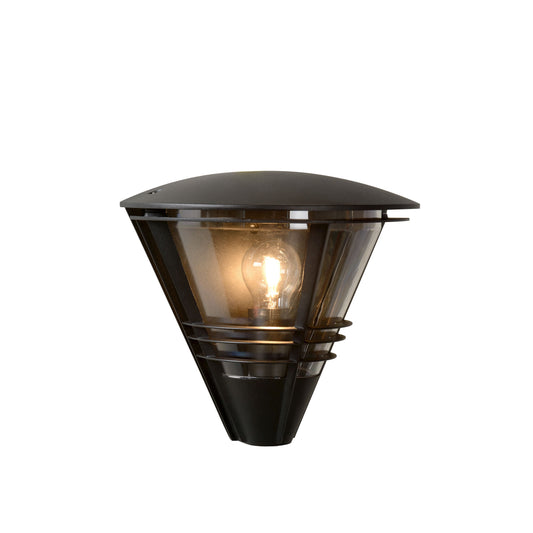 Lucide LIVIA - Wall light Indoor/Outdoor - 1xE27 - IP44 - Black