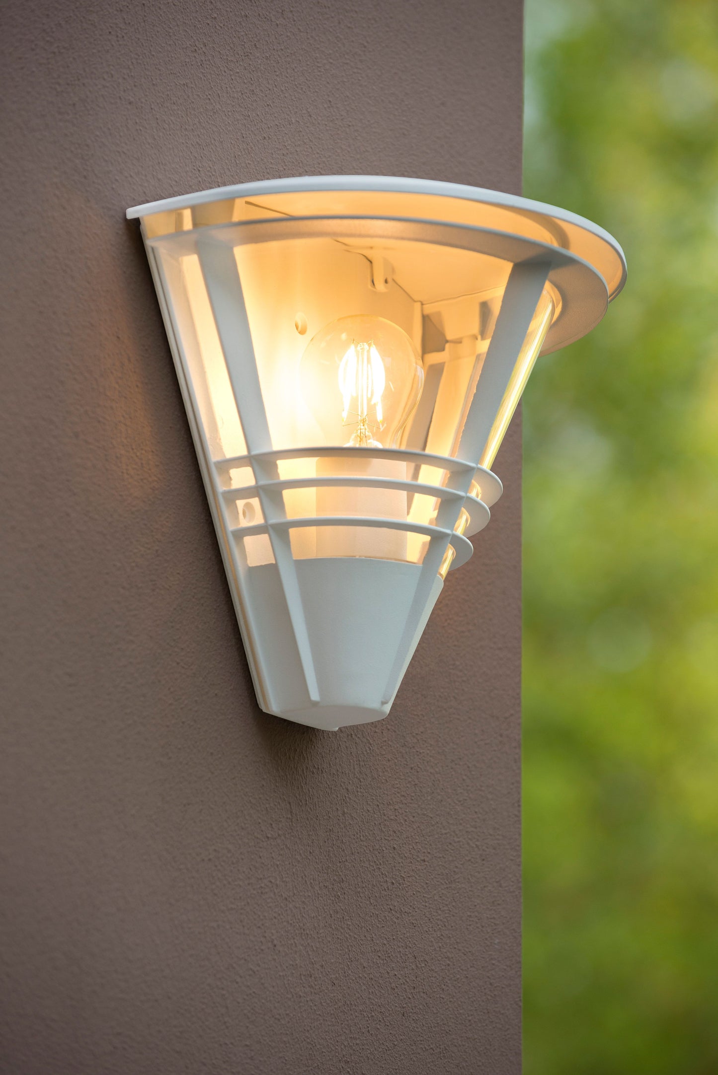 Lucide LIVIA - Wall light Indoor/Outdoor - 1xE27 - IP44 - White