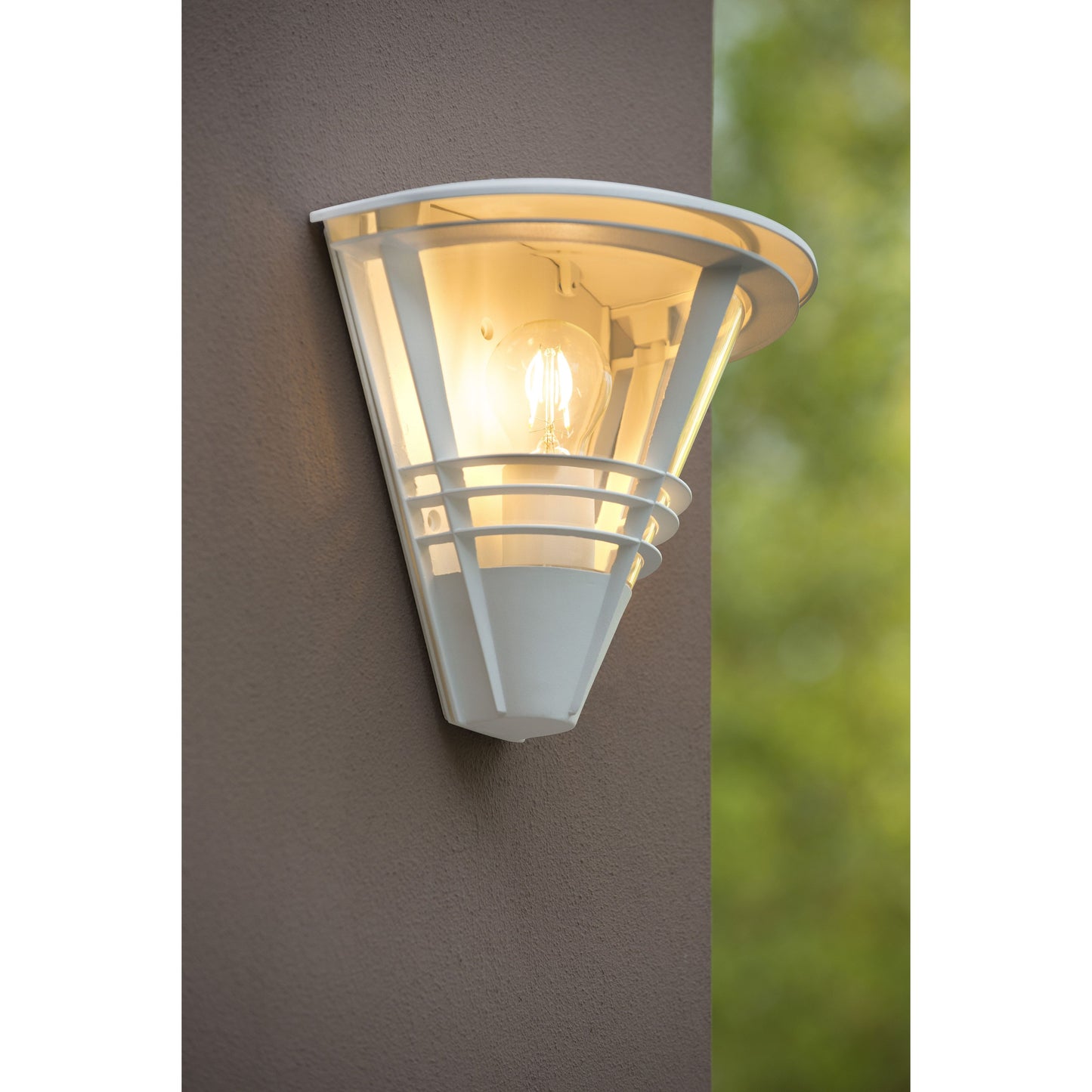 Lucide LIVIA - Wall light Indoor/Outdoor - 1xE27 - IP44 - White