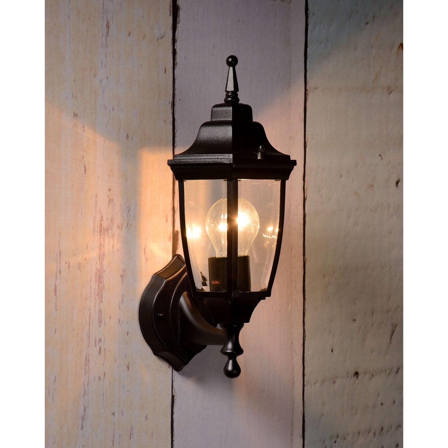 Lucide TIRENO - Wall light Indoor/Outdoor - 1xE27 - IP44 - Black