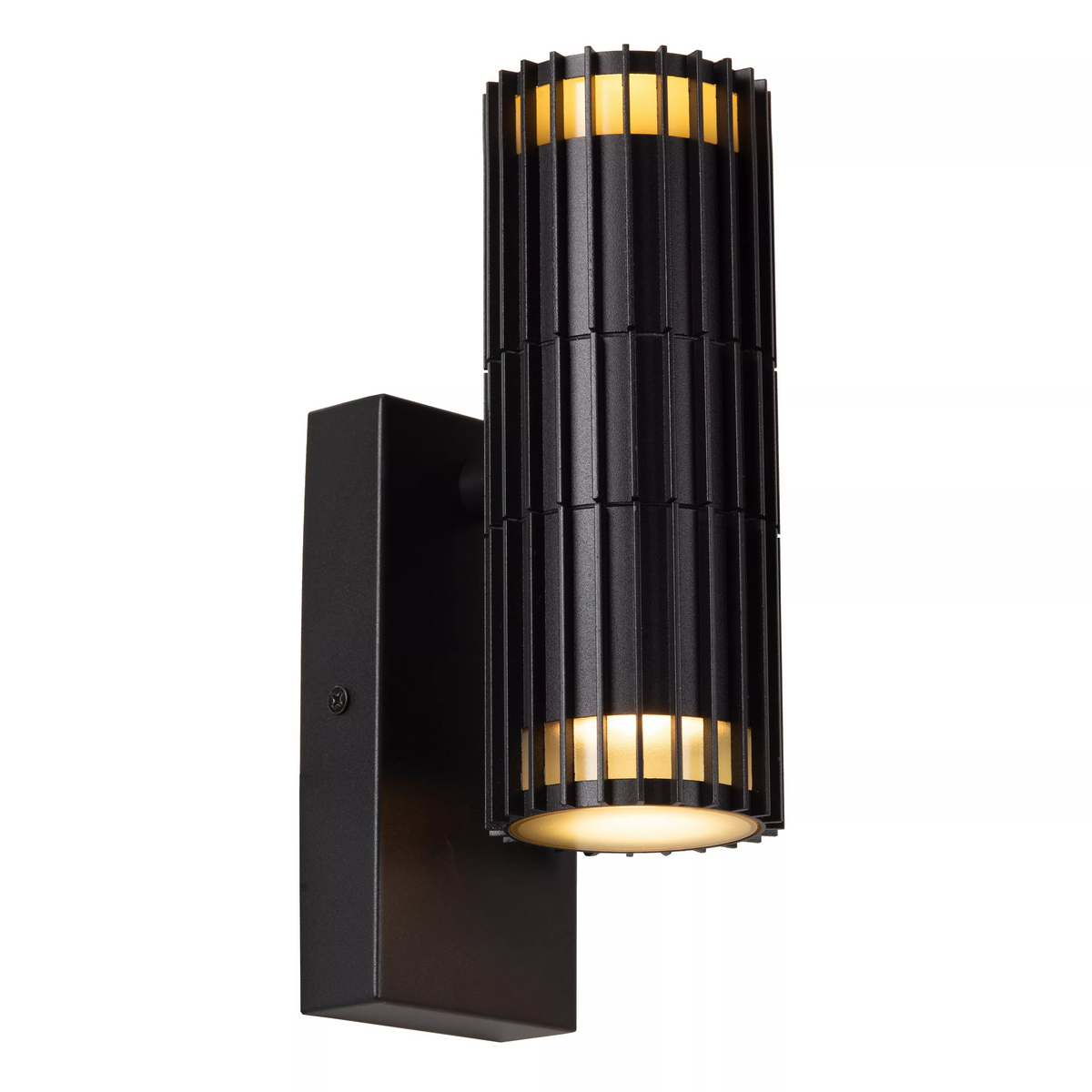 Lucide TIMBALA - Wall spotlight / Wall light Indoor/Outdoor - 2xGU10 (MR16) - IP44 - Black - Essential