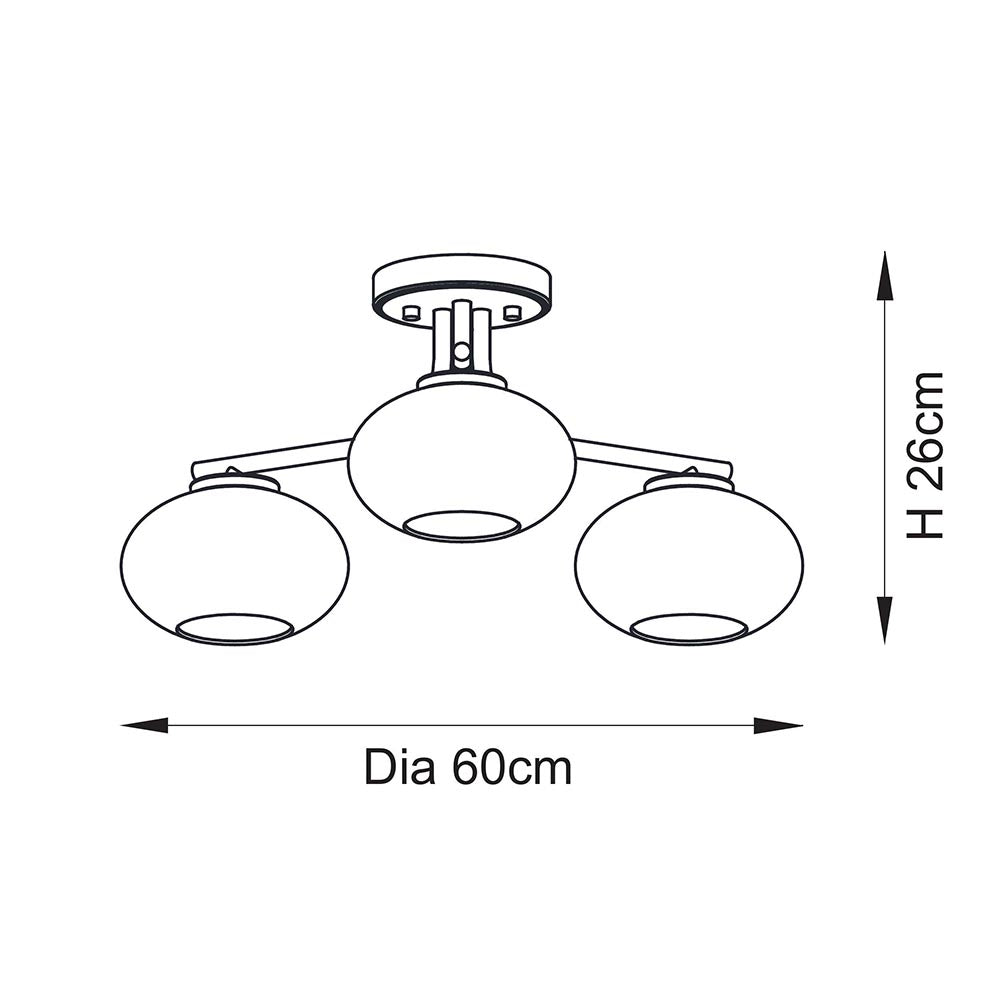 Jacob 3lt Semi Flush
