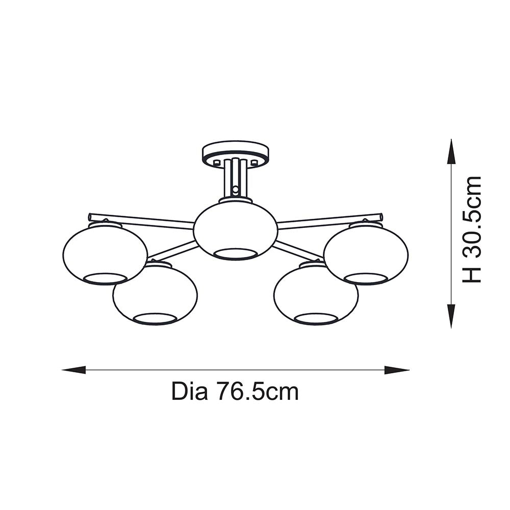 Jacob 5lt Semi Flush