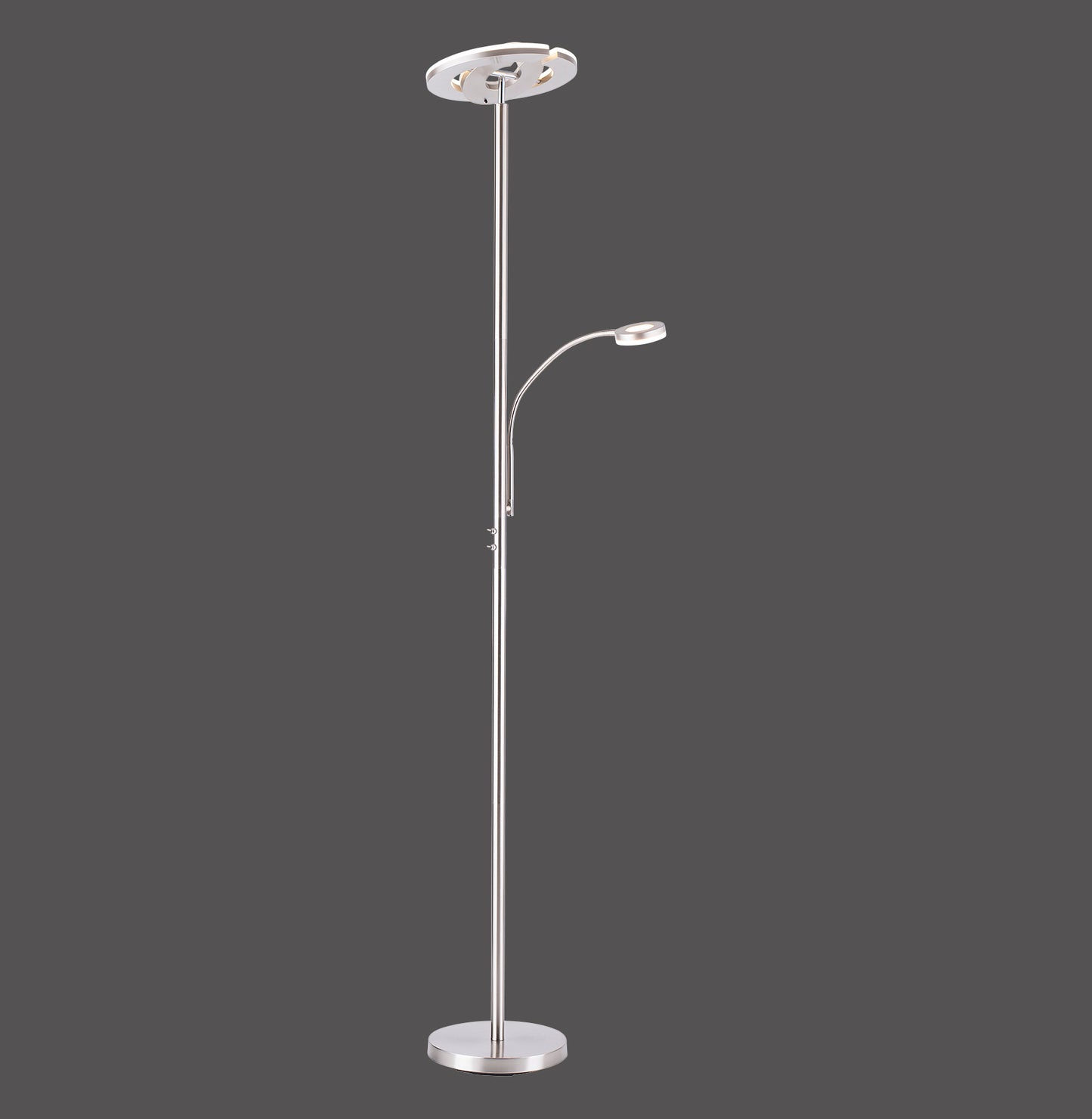 Lolasmart-Rocco - Floor Lamp - Steel - By Just Light - (11858-55)