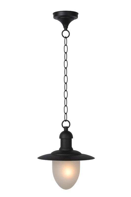 Lucide ARUBA - Pendant light Indoor/Outdoor - Ø 25 cm - 1xE27 - IP44 - Black