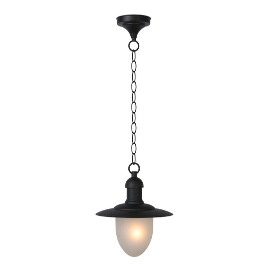 Lucide ARUBA - Pendant light Indoor/Outdoor - Ø 25 cm - 1xE27 - IP44 - Black