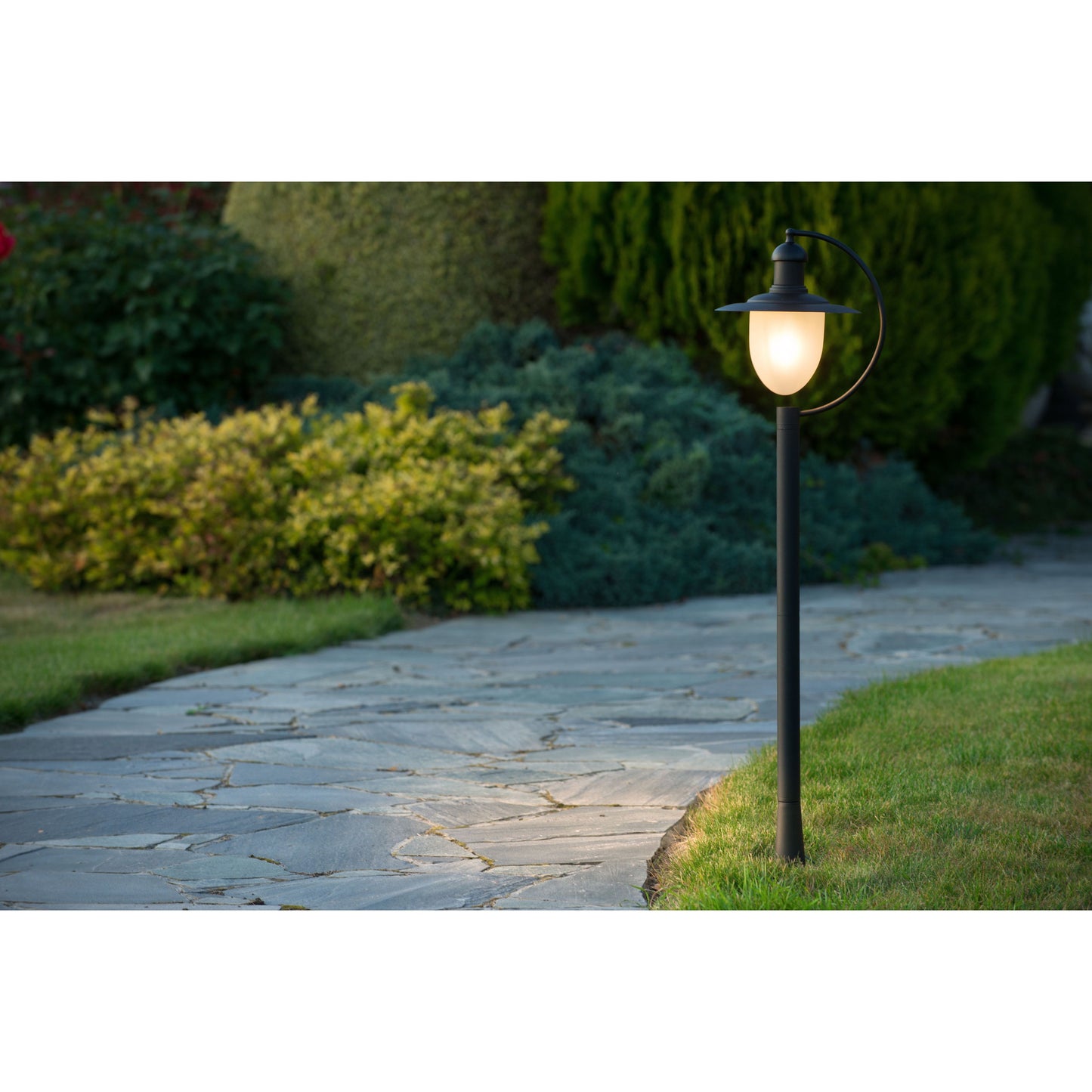 Lucide ARUBA - Lamp post - 1xE27 - IP44 - Black