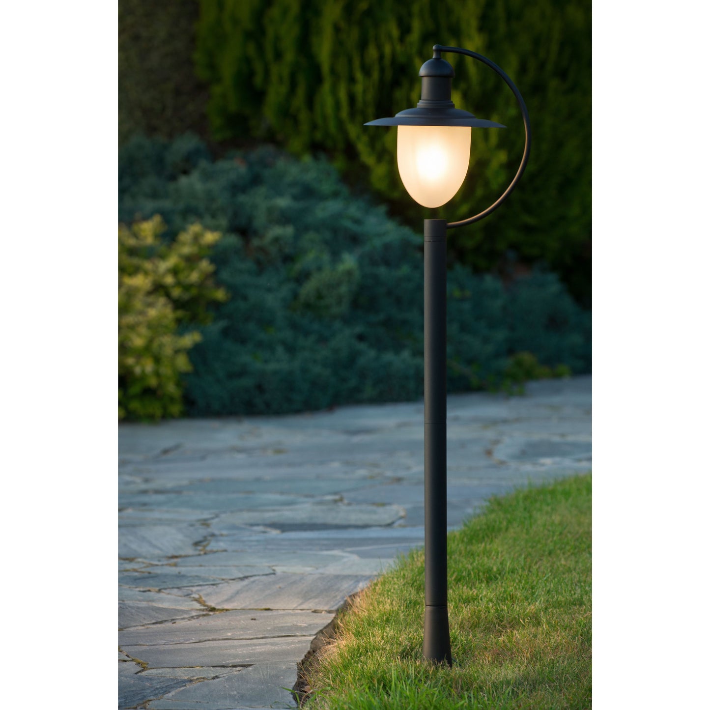 Lucide ARUBA - Lamp post - 1xE27 - IP44 - Black