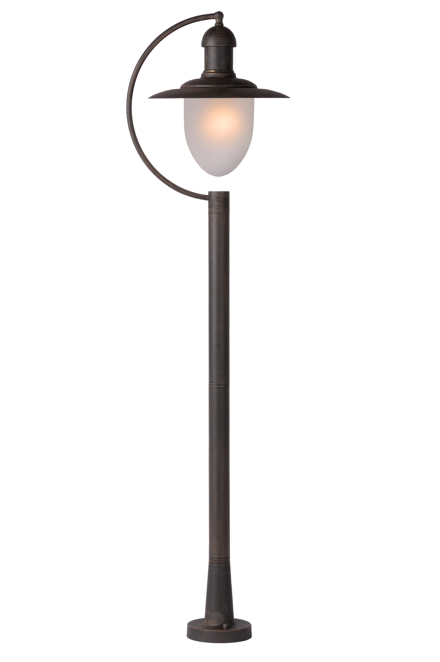 Lucide ARUBA - Lamp post - 1xE27 - IP44 - Rust Brown