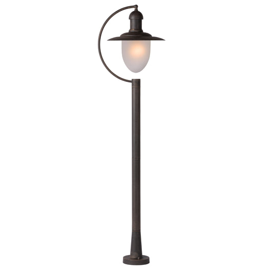 Lucide ARUBA - Lamp post - 1xE27 - IP44 - Rust Brown