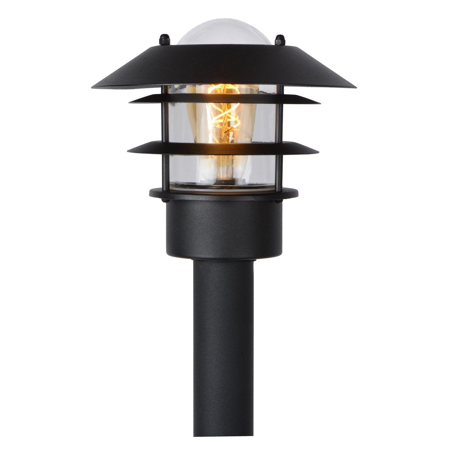 Lucide ZICO - Lamp post - Ø 21,8 cm - 1xE27 - IP44 - Black