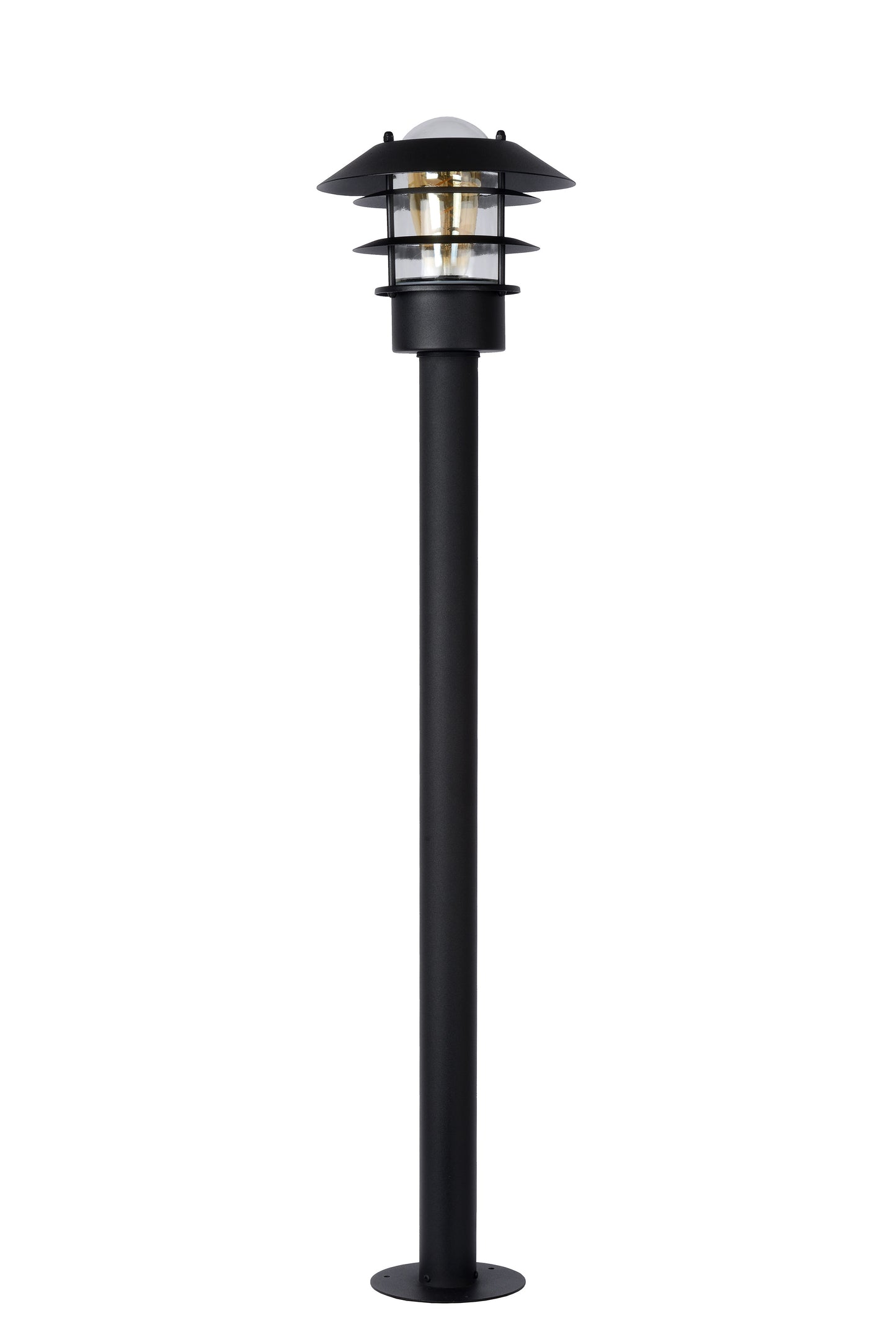 Lucide ZICO - Lamp post - Ø 21,8 cm - 1xE27 - IP44 - Black