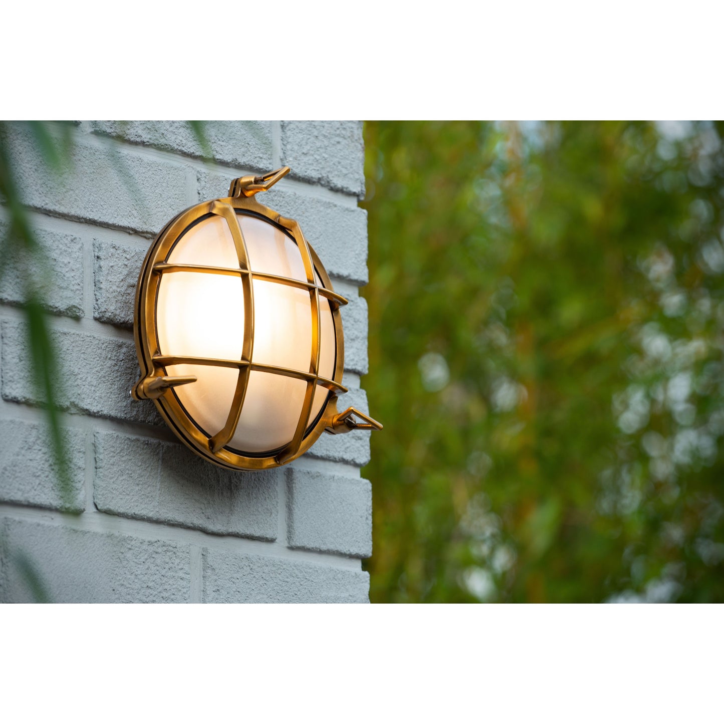 Lucide DUDLEY - Wall light Indoor/Outdoor - 1xE27 - IP65 - Matt Gold / Brass