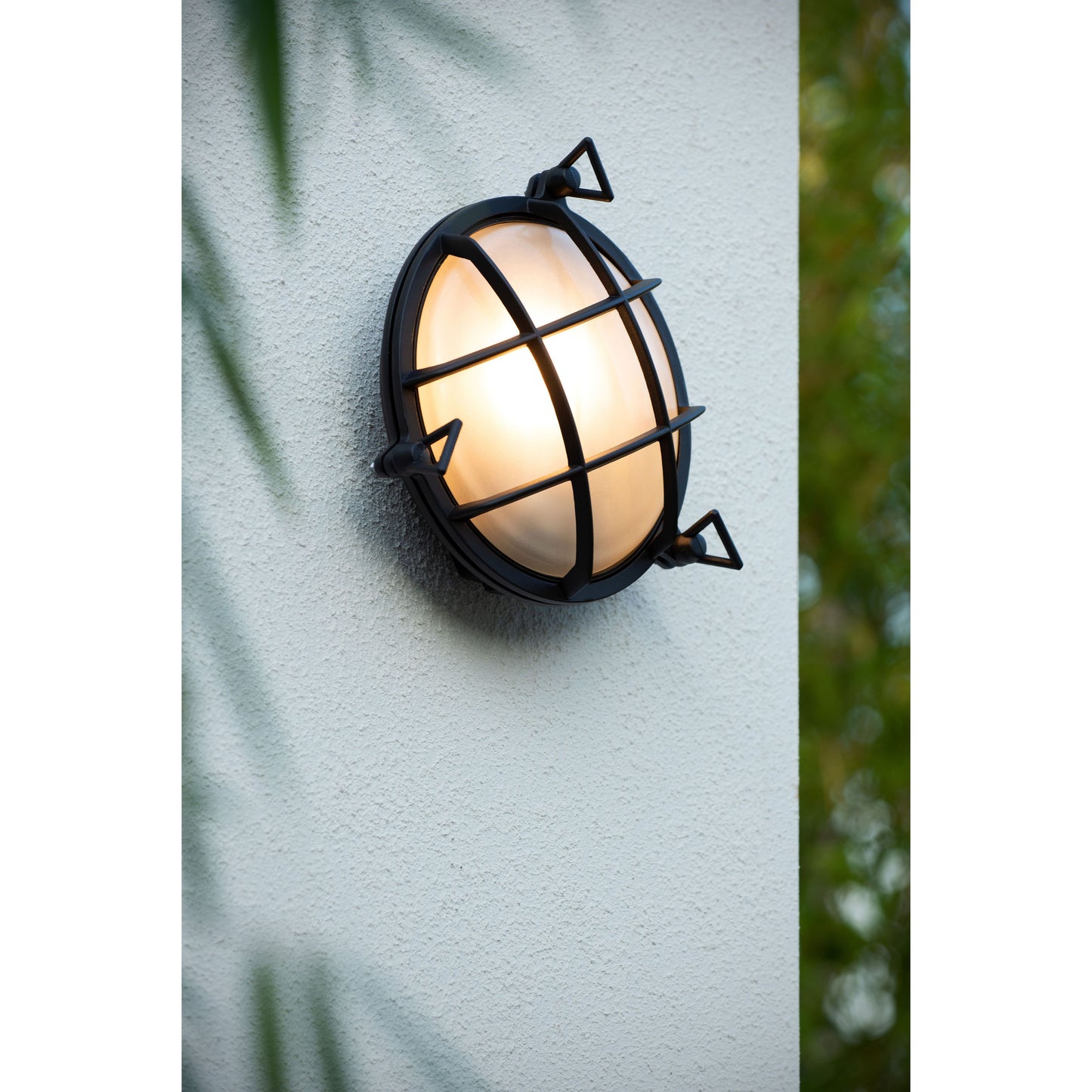 Lucide DUDLEY - Wall light Indoor/Outdoor - 1xE27 - IP65 - Black