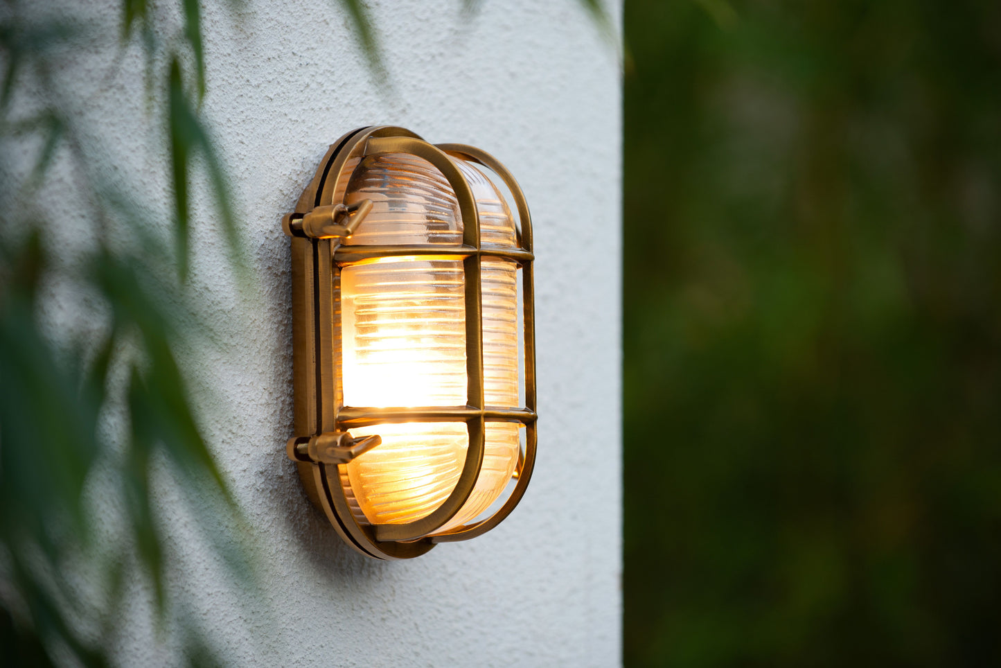 Lucide DUDLEY - Wall light Indoor/Outdoor - 1x E27 - IP65 - Matt Gold / Brass