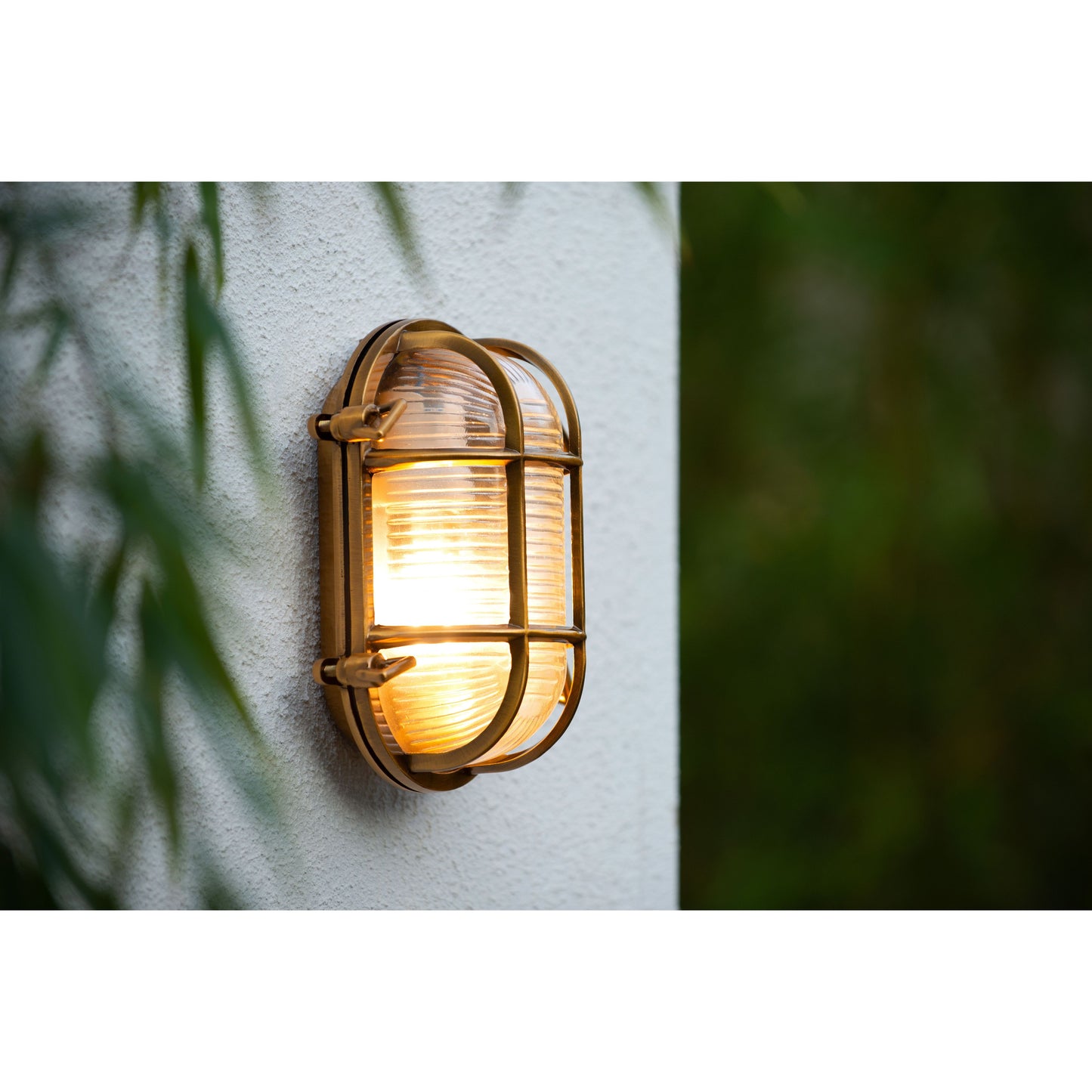 Lucide DUDLEY - Wall light Indoor/Outdoor - 1x E27 - IP65 - Matt Gold / Brass