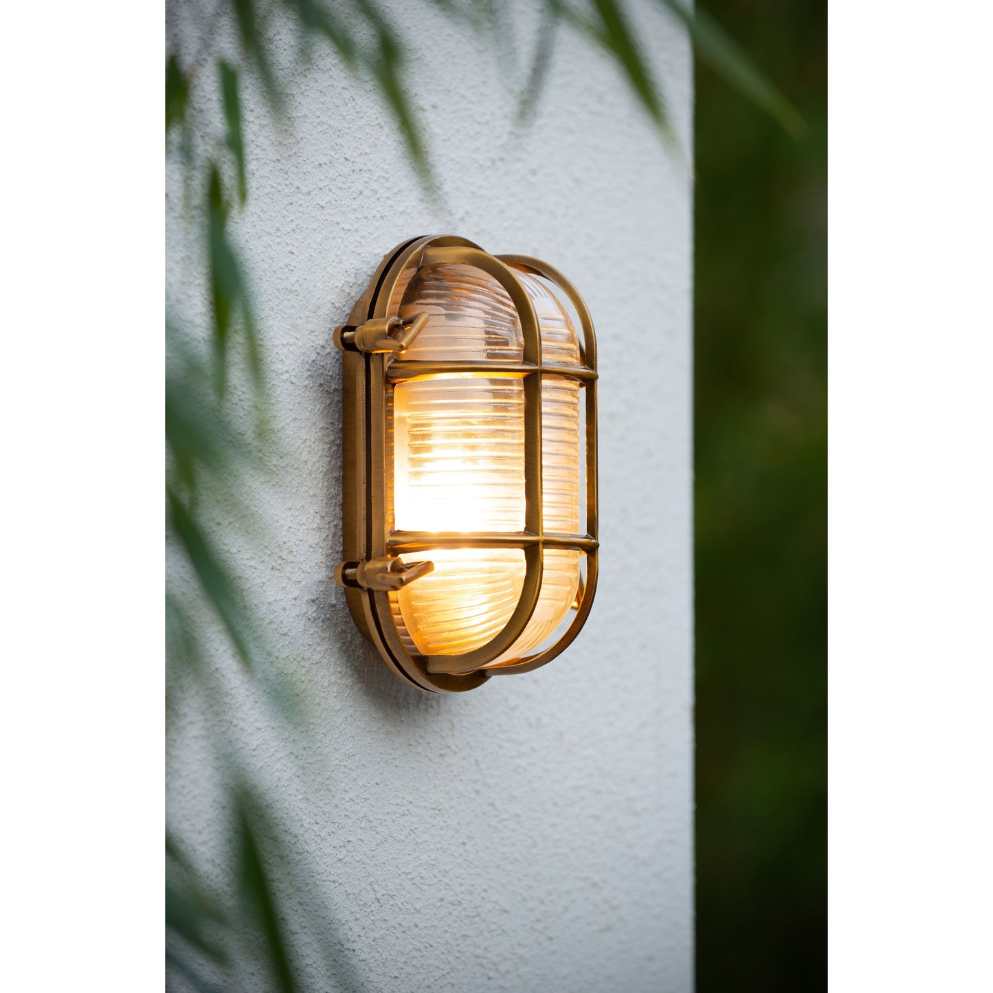 Lucide DUDLEY - Wall light Indoor/Outdoor - 1x E27 - IP65 - Matt Gold / Brass